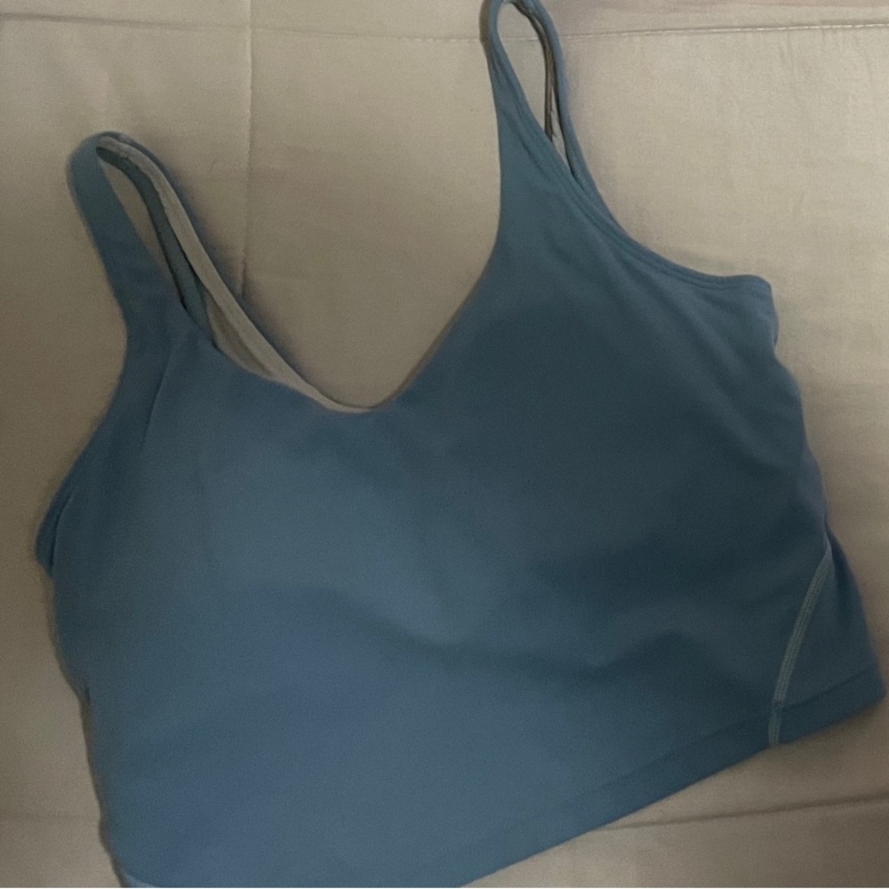 Blue athletic top